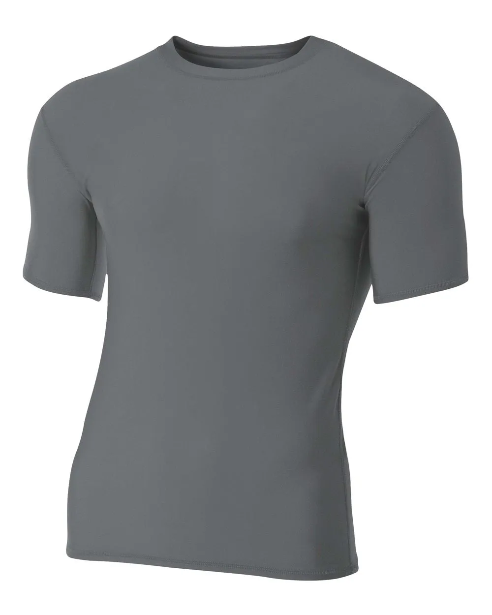A4 Youth Short Sleeve Compression Crew