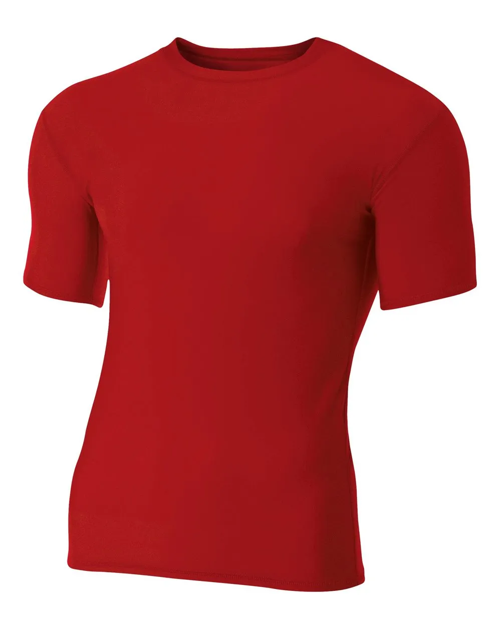 A4 Youth Short Sleeve Compression Crew