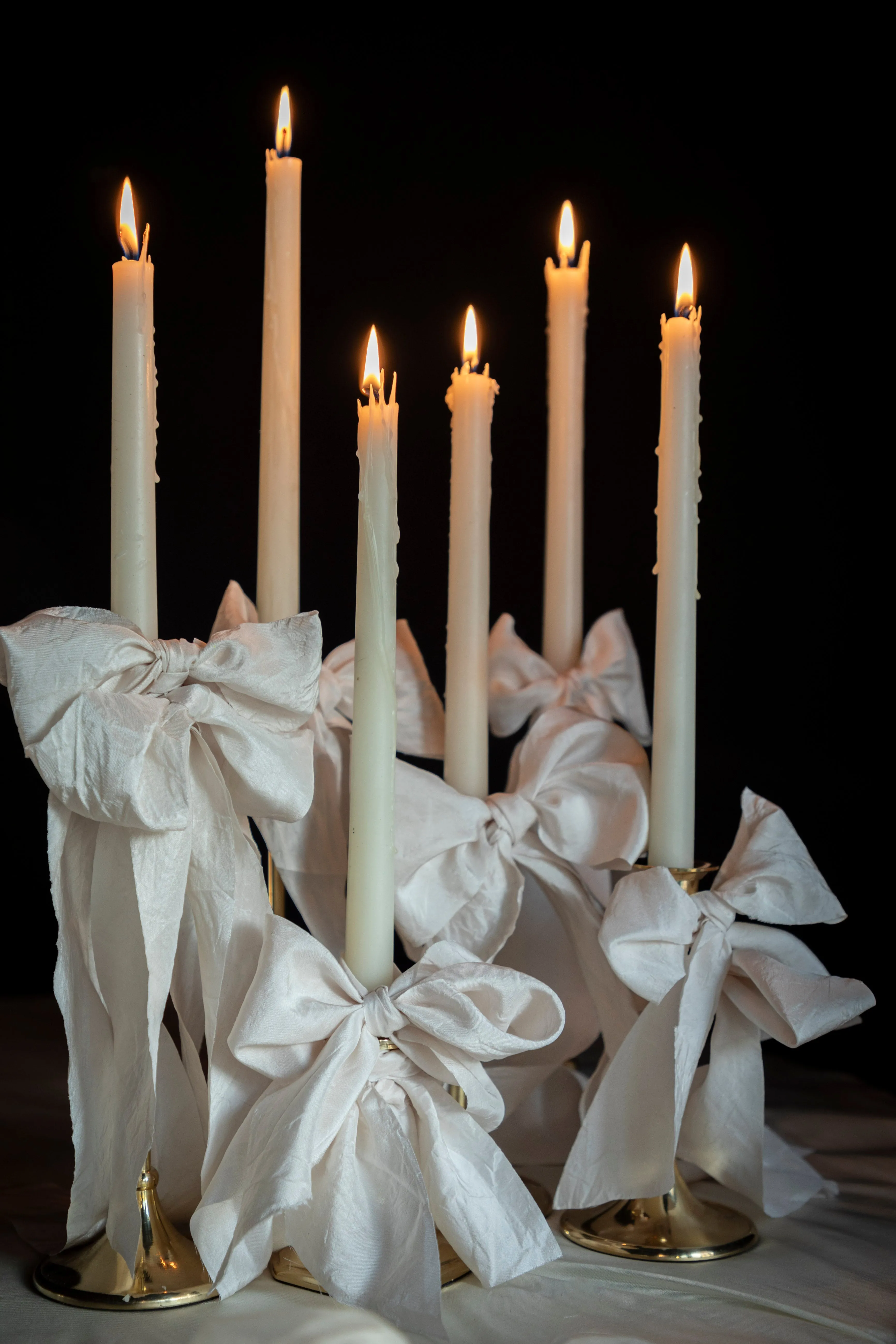 Antique White Crinkle Taffeta Silk Ribbon