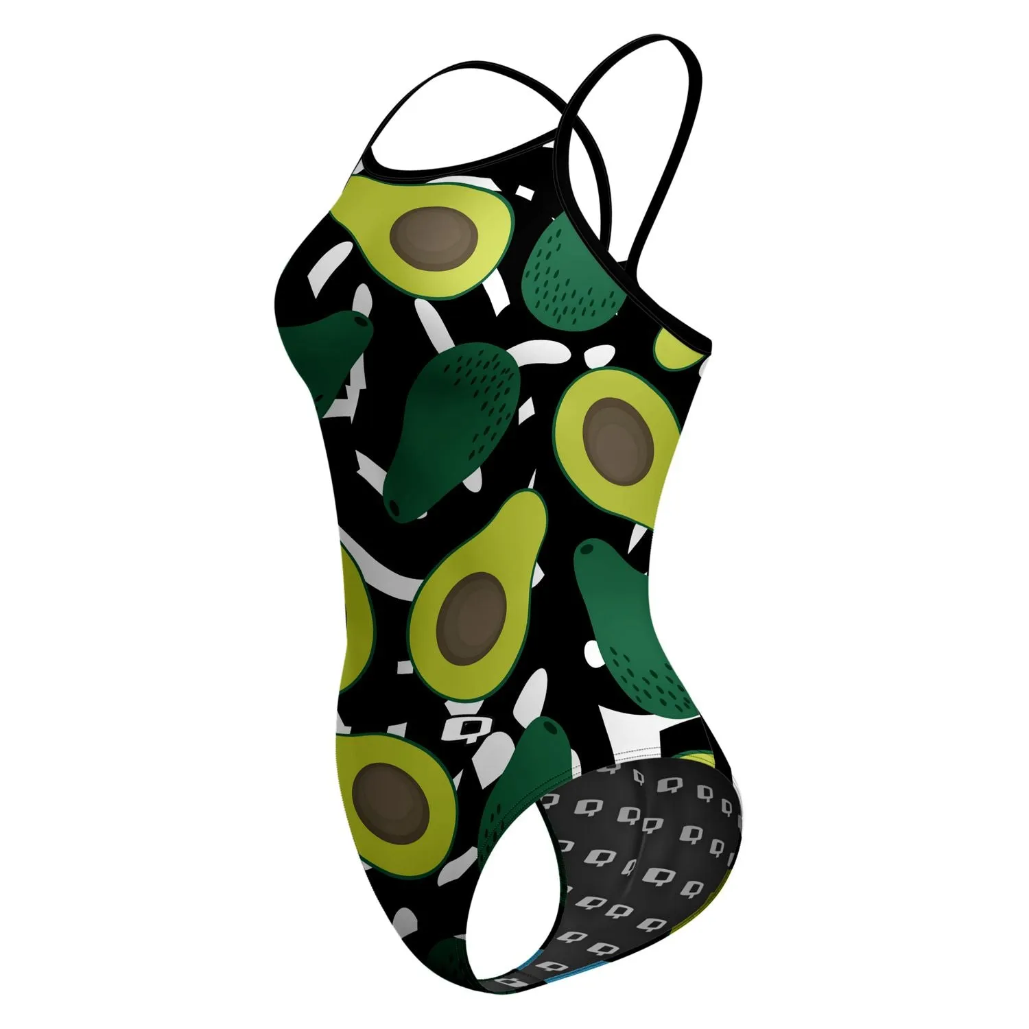 Avocado Skinny Strap Swimsuit