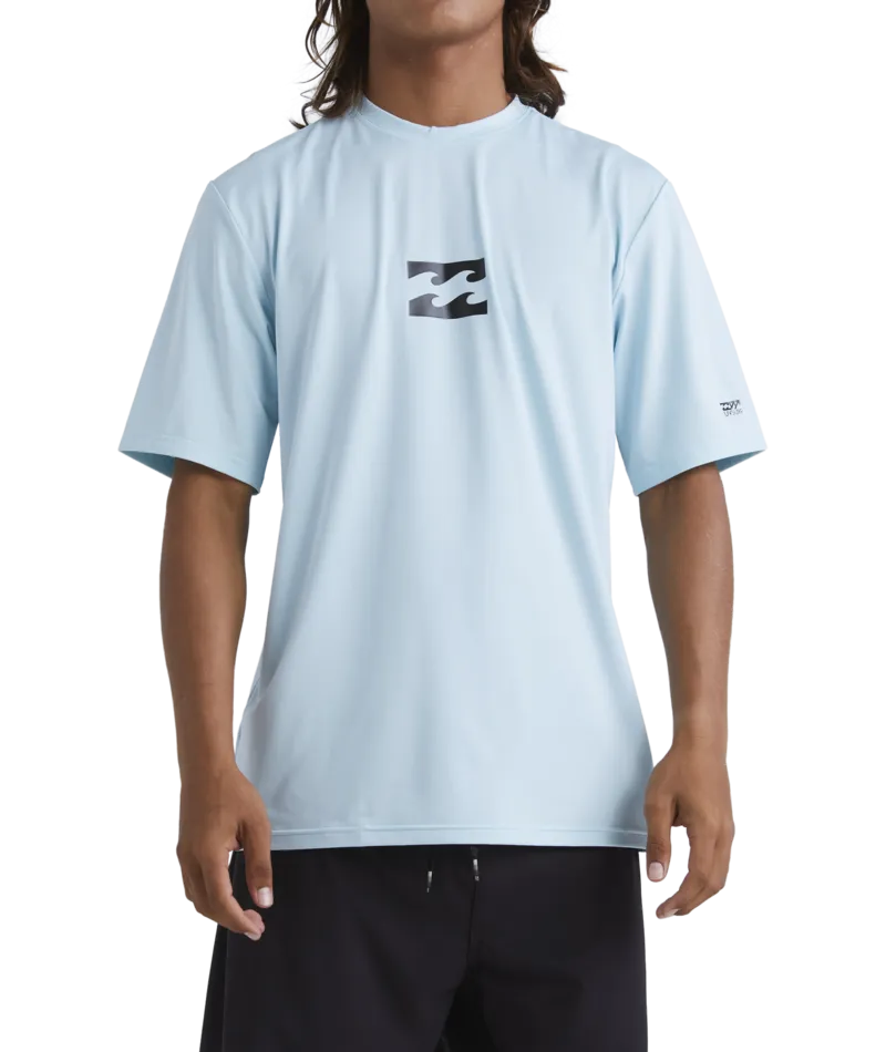 Billabong Mens All Day Wave Short Sleeve Rashguard T-Shirt