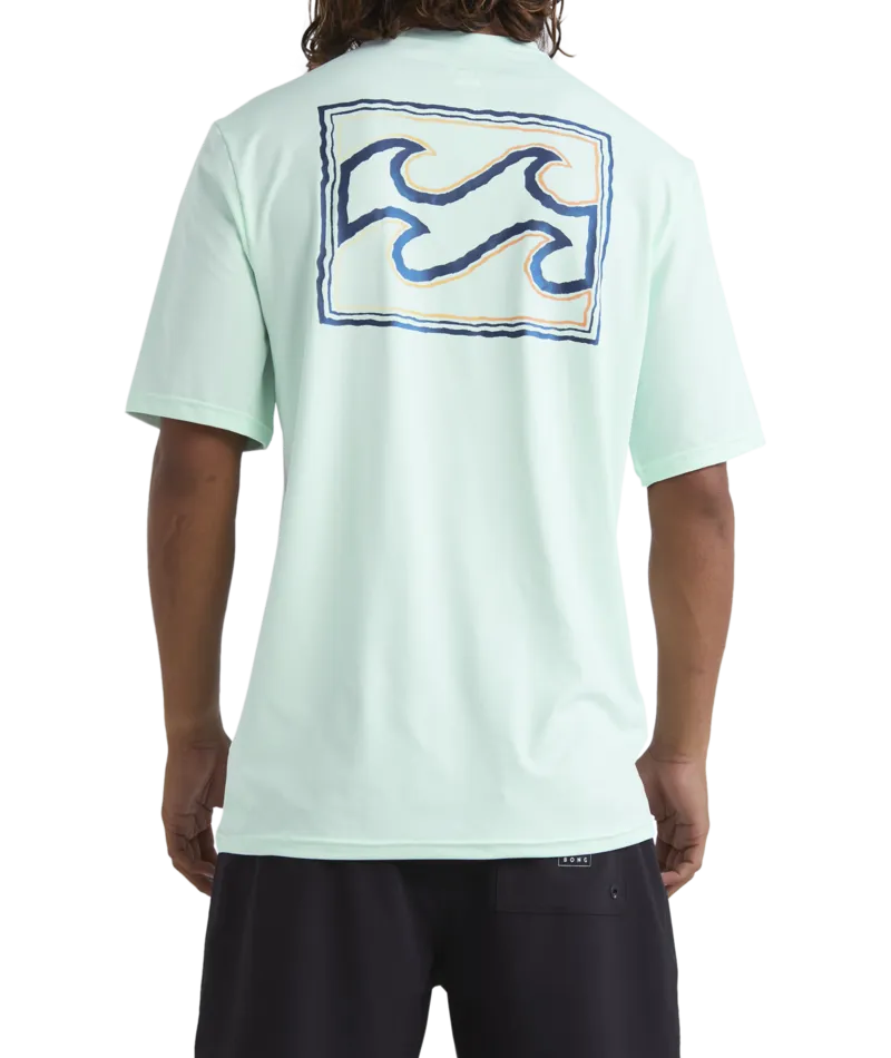 Billabong Mens Crayon Wave Short Sleeve T-Shirt