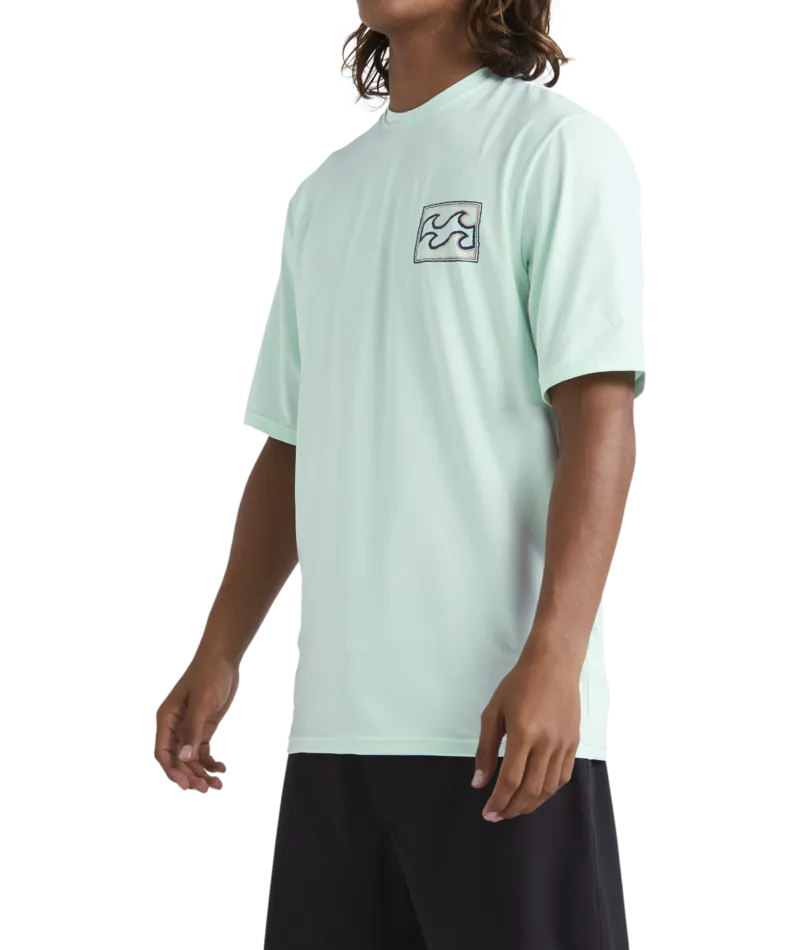 Billabong Mens Crayon Wave Short Sleeve T-Shirt