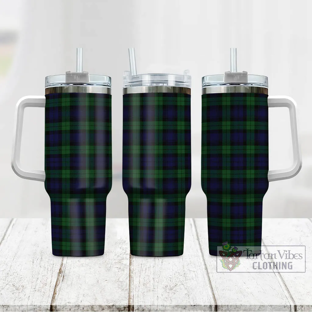 Black Watch Tartan Tumbler with Handle