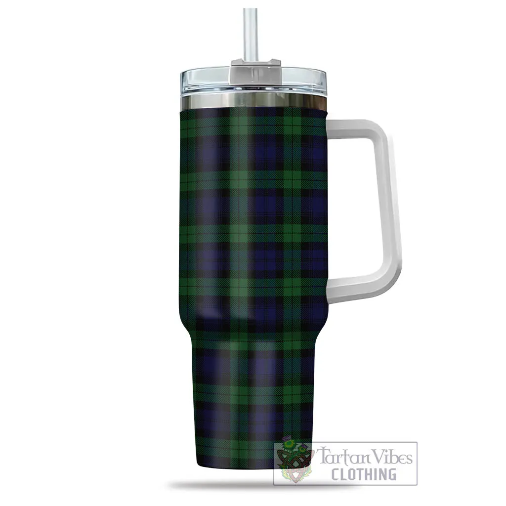 Black Watch Tartan Tumbler with Handle