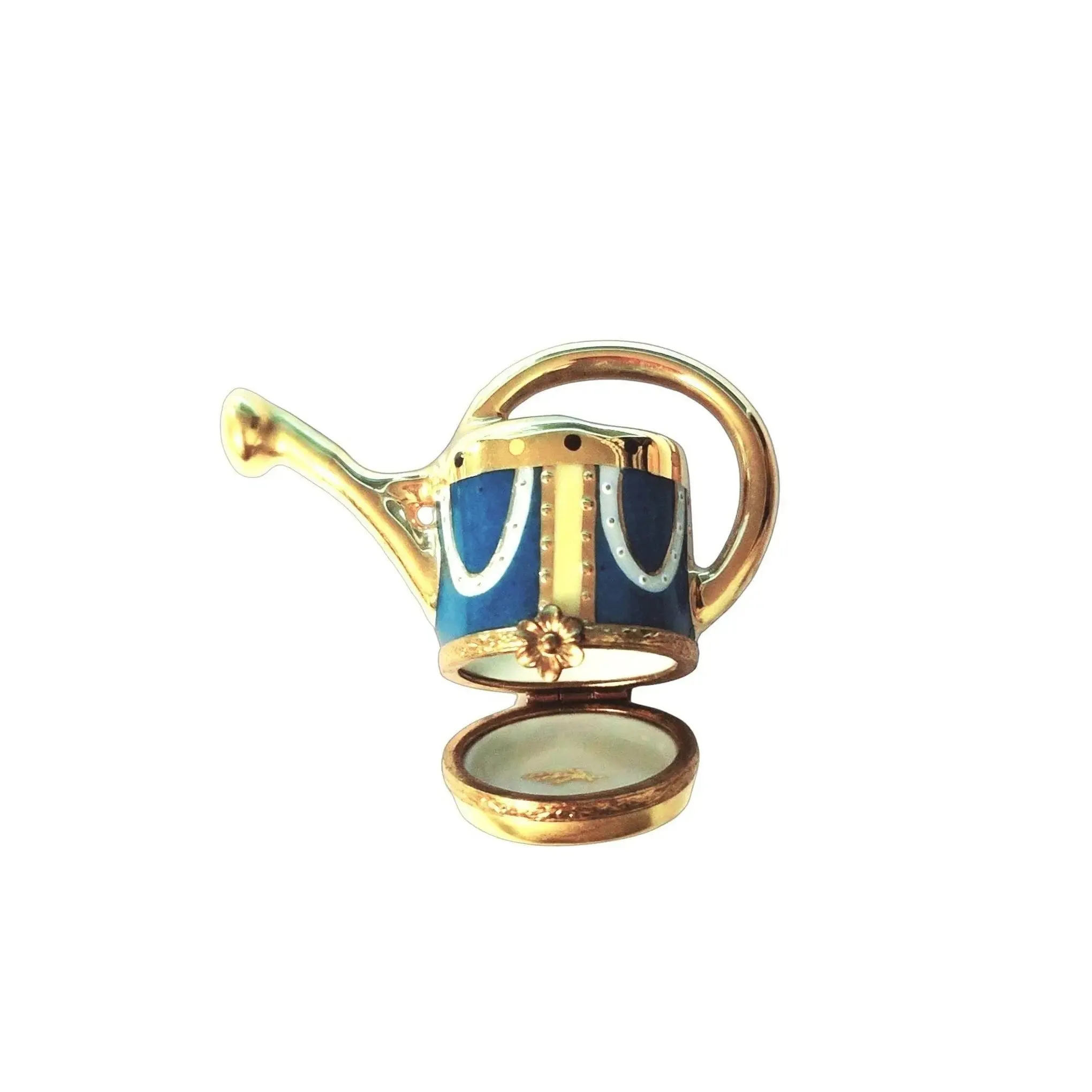 Blue Gold Watering Can