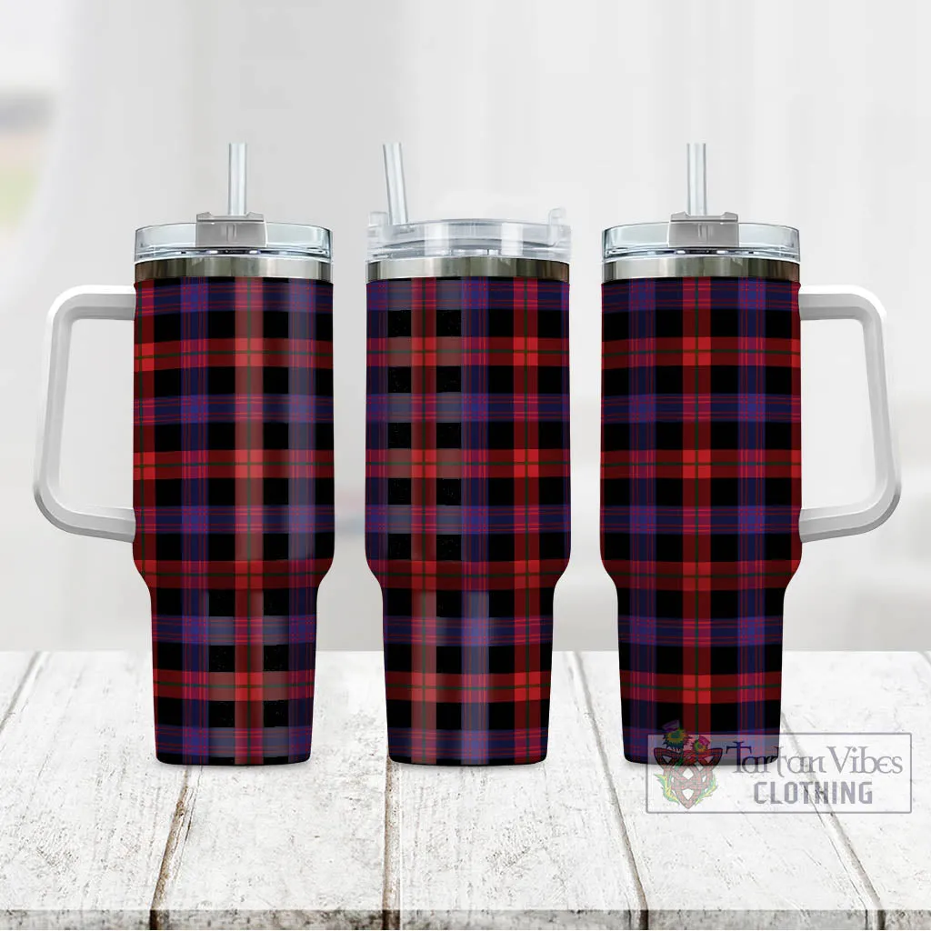 Broun Modern Tartan Tumbler with Handle