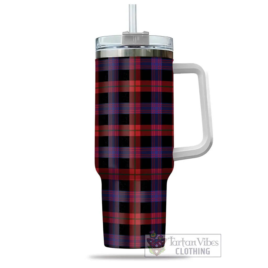 Broun Modern Tartan Tumbler with Handle