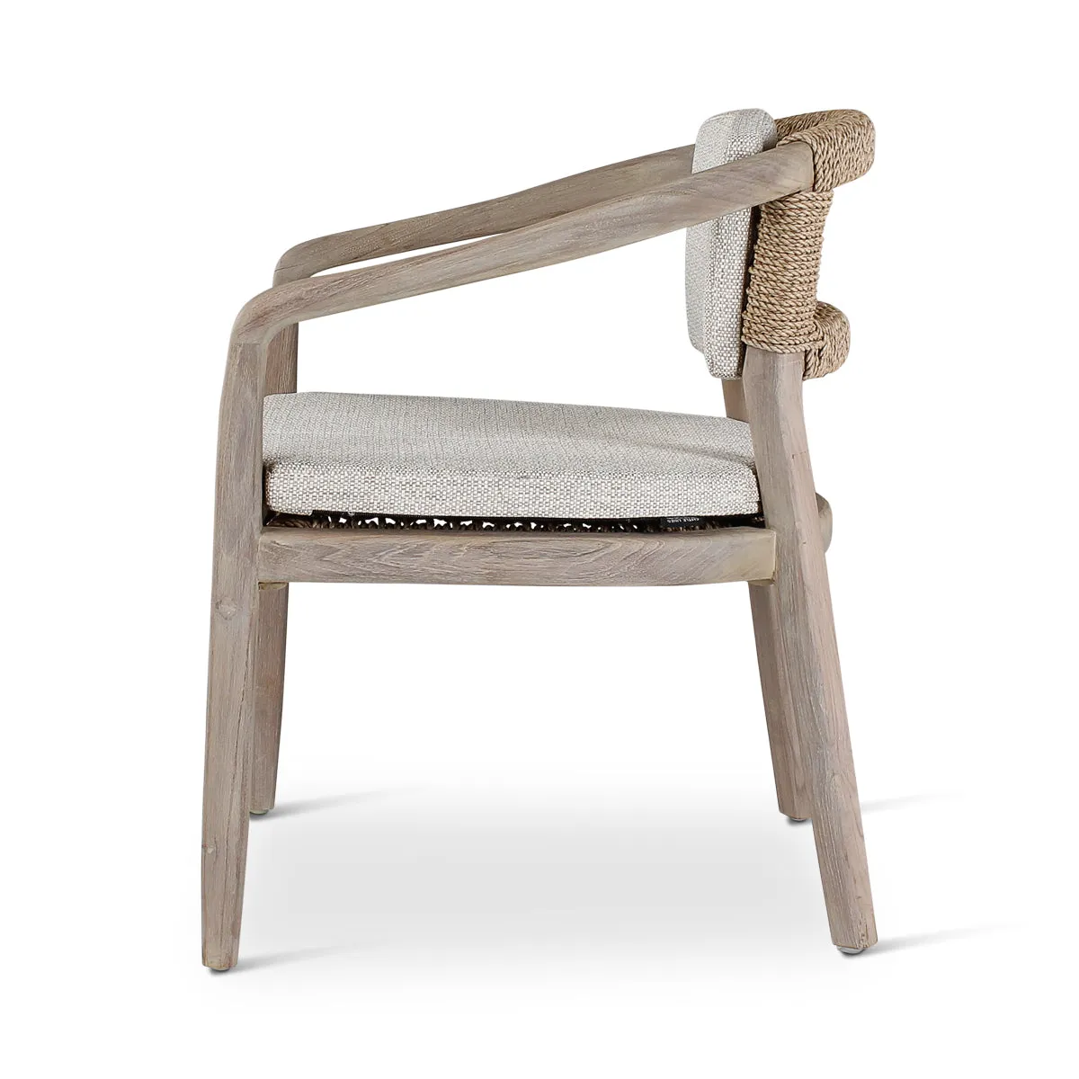 Castle Line Elisa Armchair – Grey and Beige