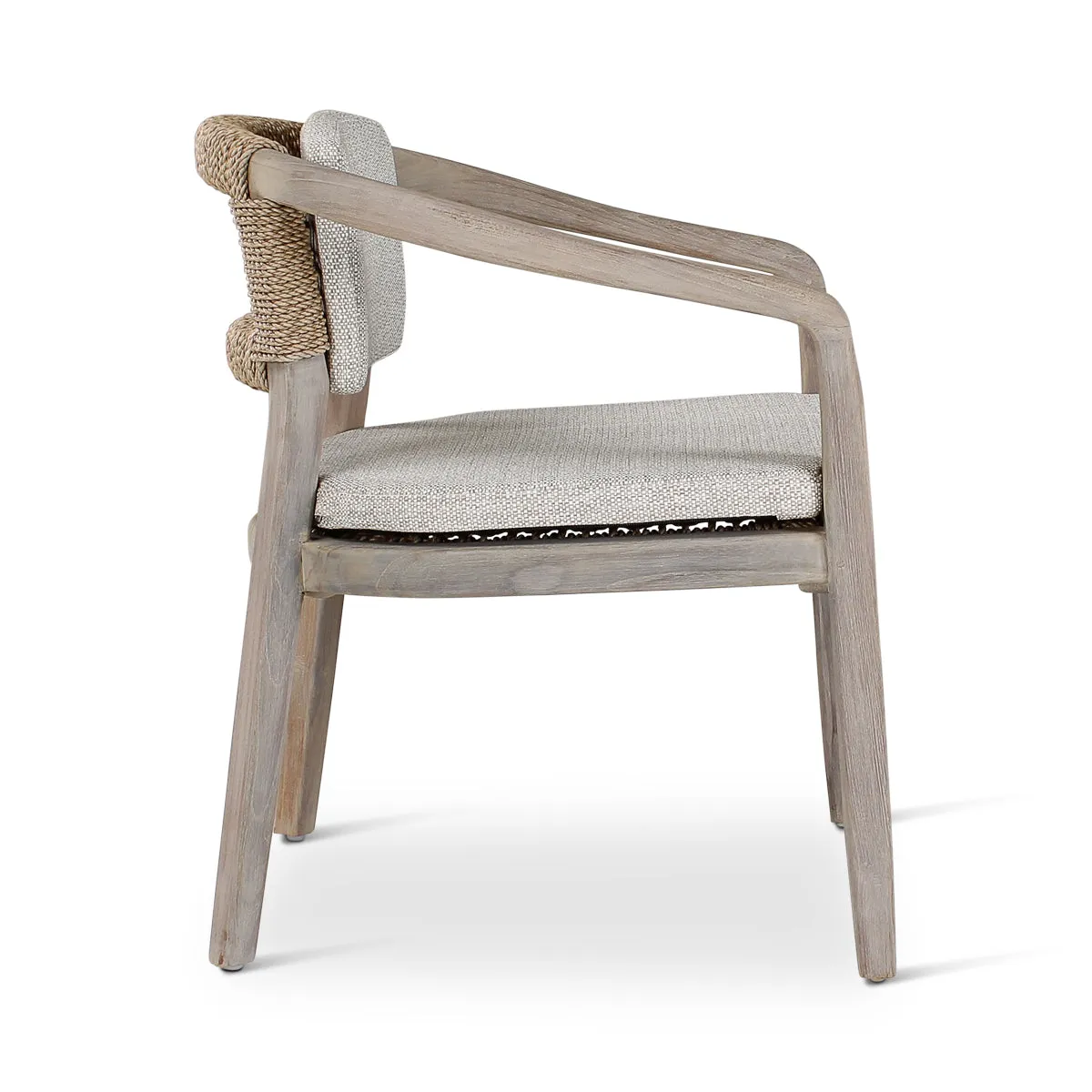 Castle Line Elisa Armchair – Grey and Beige