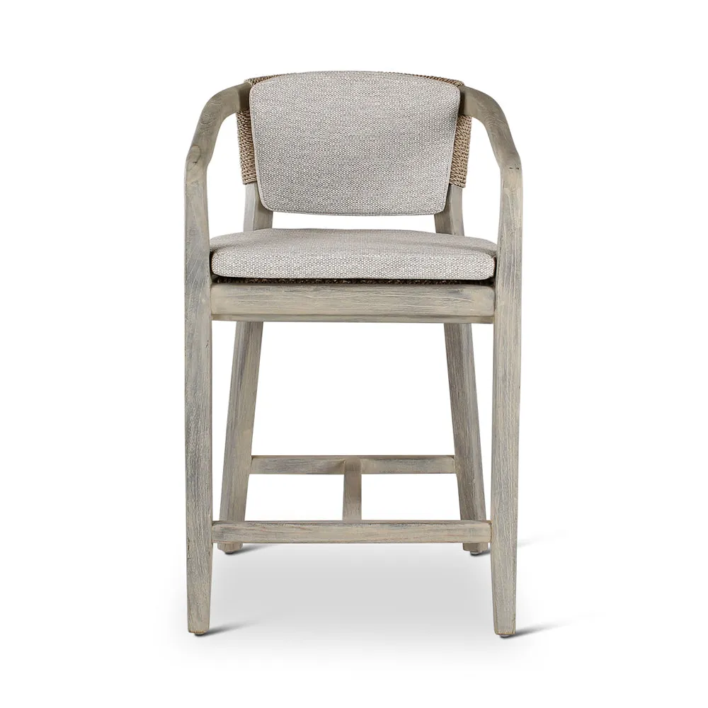 Castle Line Elisa Counter Stool – Grey and Beige