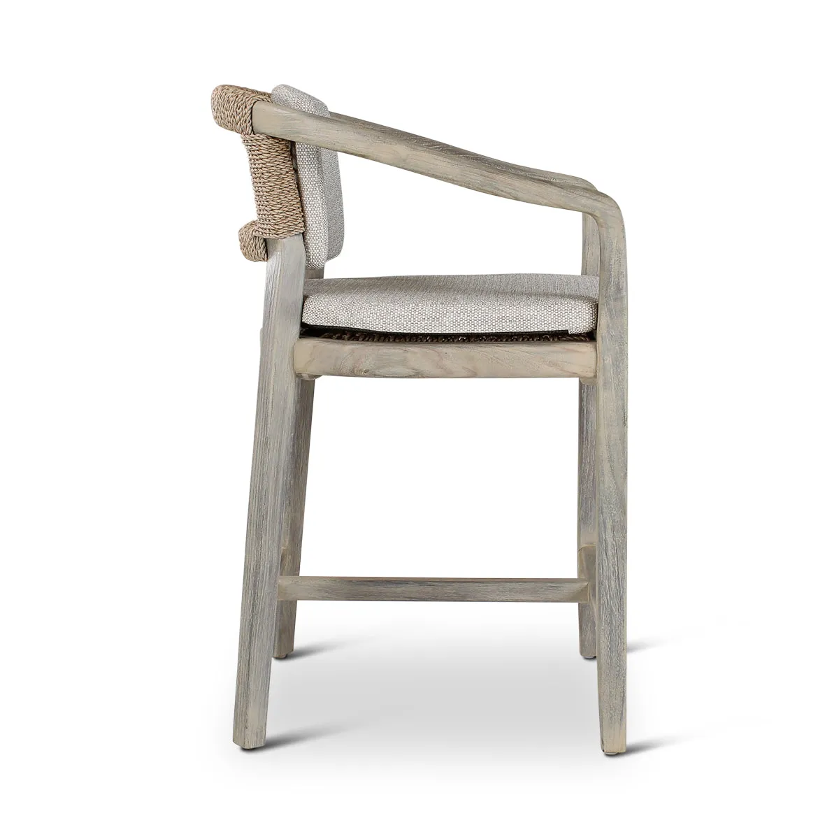 Castle Line Elisa Counter Stool – Grey and Beige