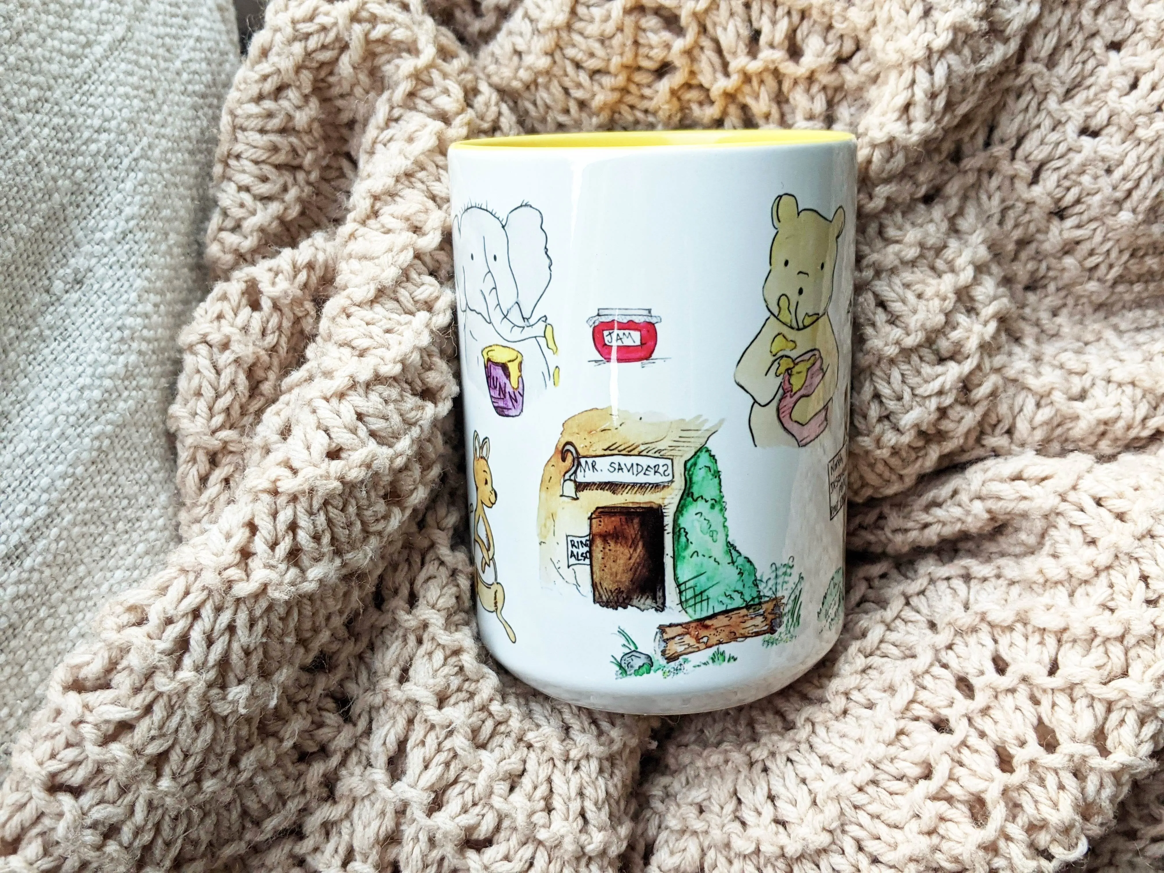 Classic Winnie-The-Pooh Collage Coffee Mug