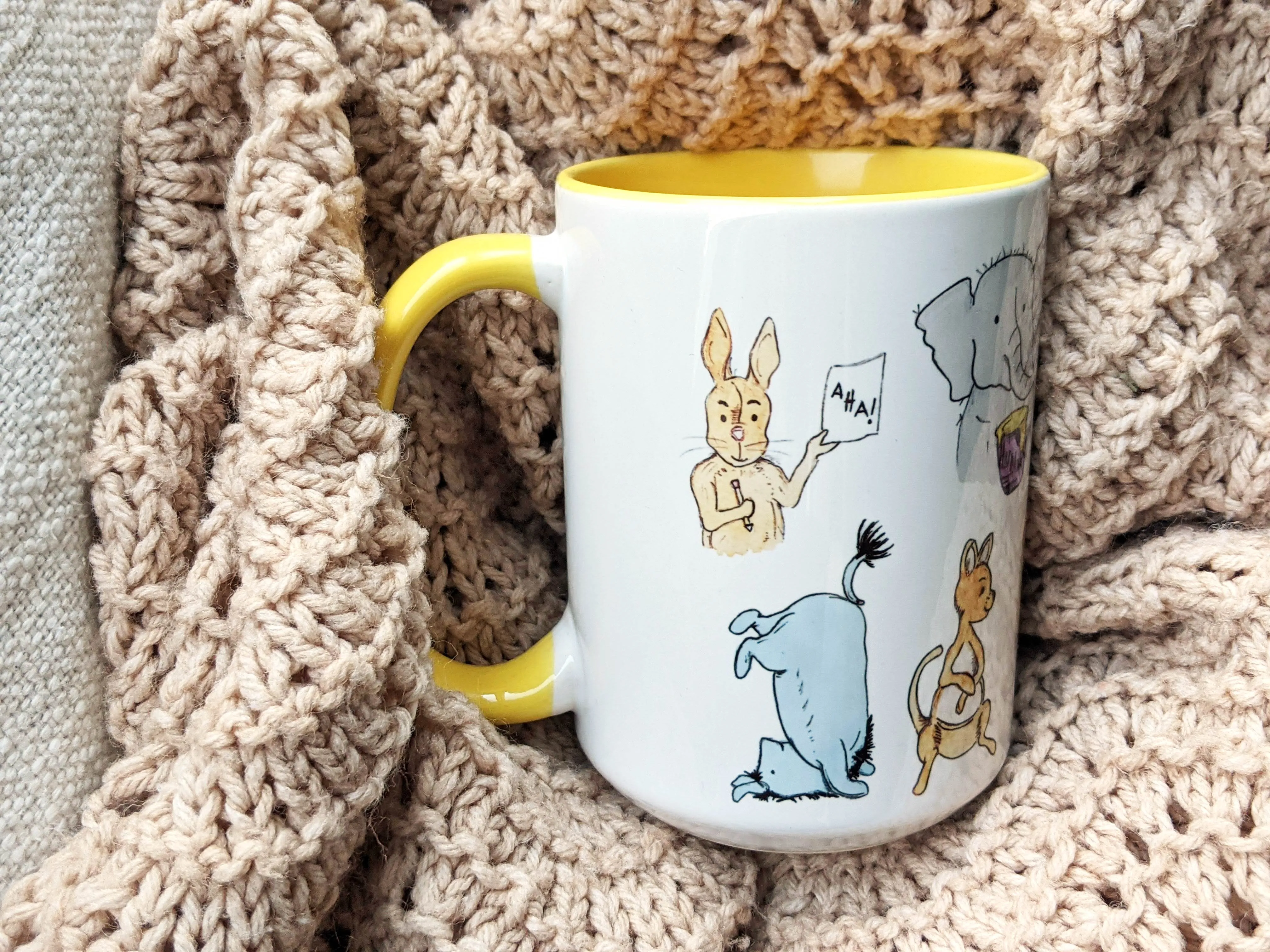 Classic Winnie-The-Pooh Collage Coffee Mug