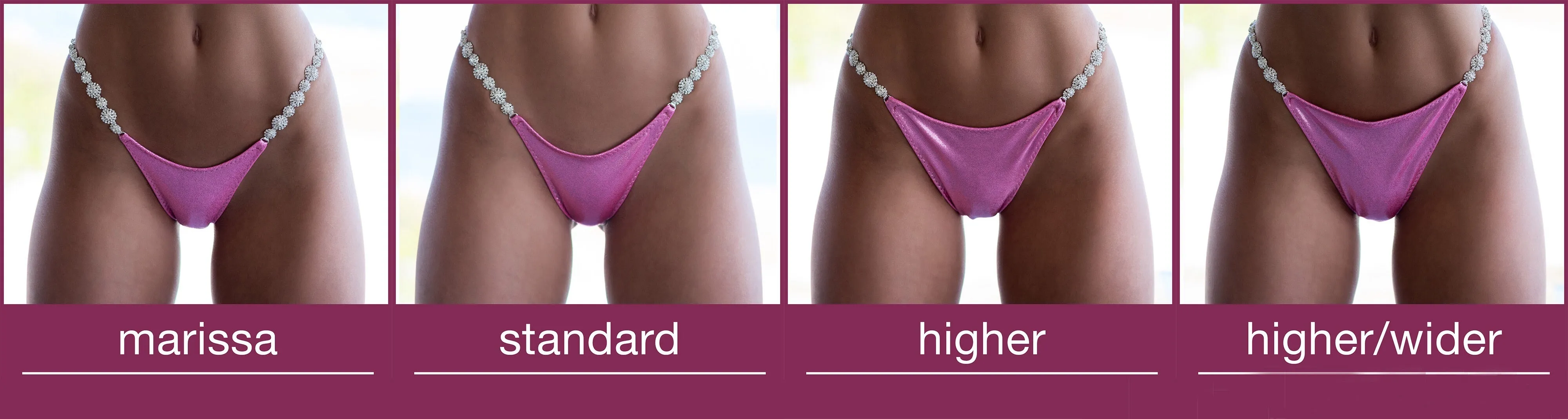 Custom Competition Bikinis Multitone (purple/aqua)