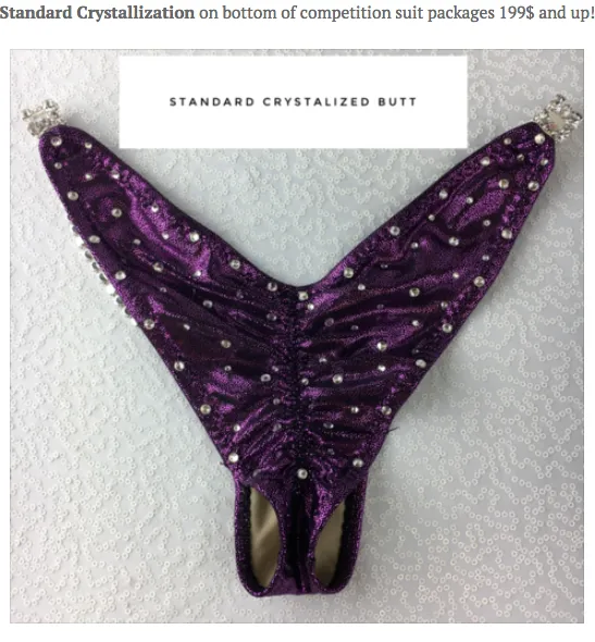 Custom Competition Bikinis Multitone (purple/aqua)