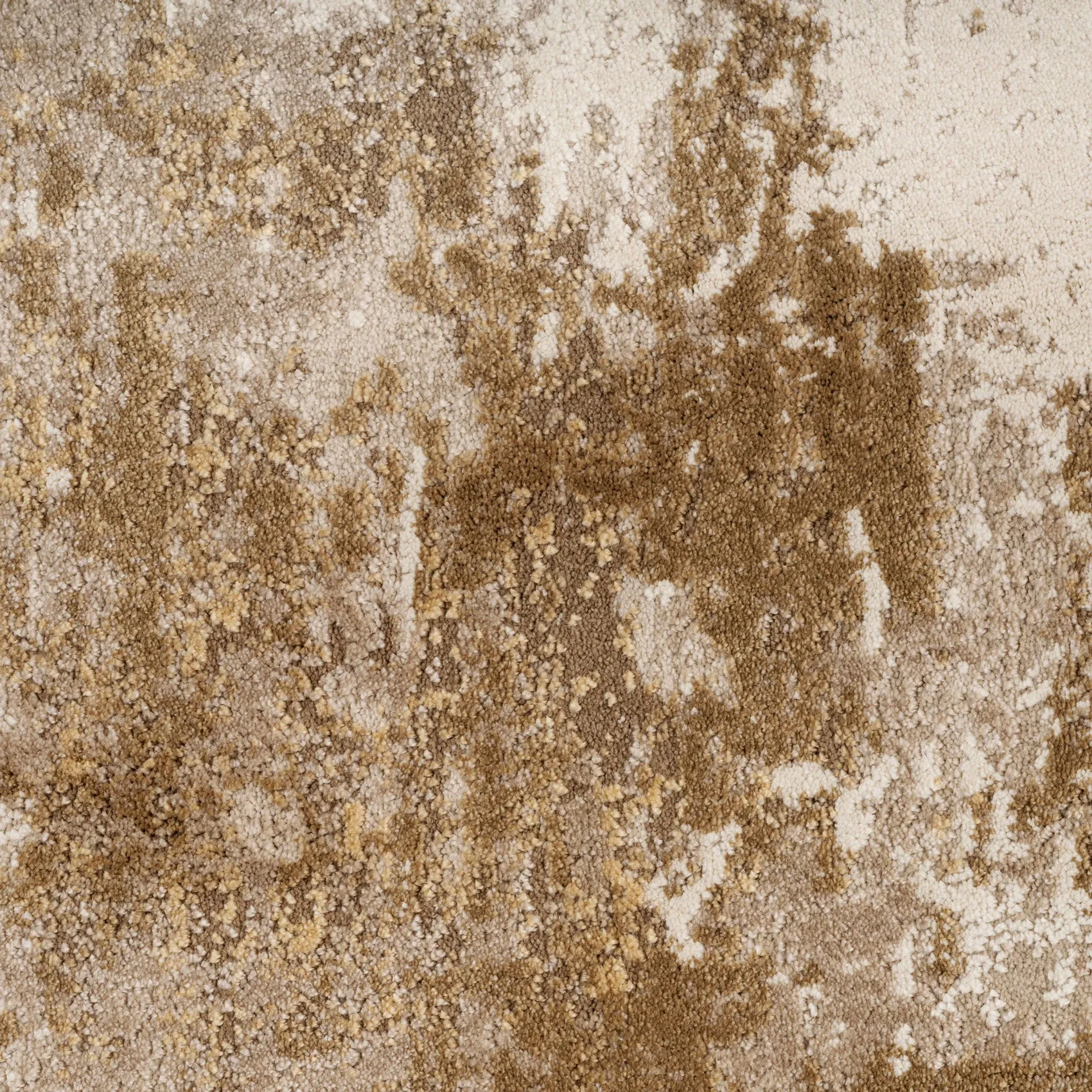 Distressed Beige Runner Rug