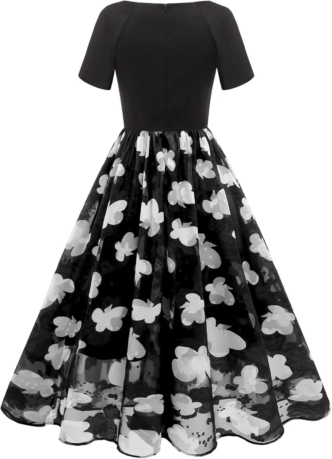 DRESSTELLS Women's Cocktail Dress Formal Wedding Guest Church Graduation Party Aline Midi Dresses
