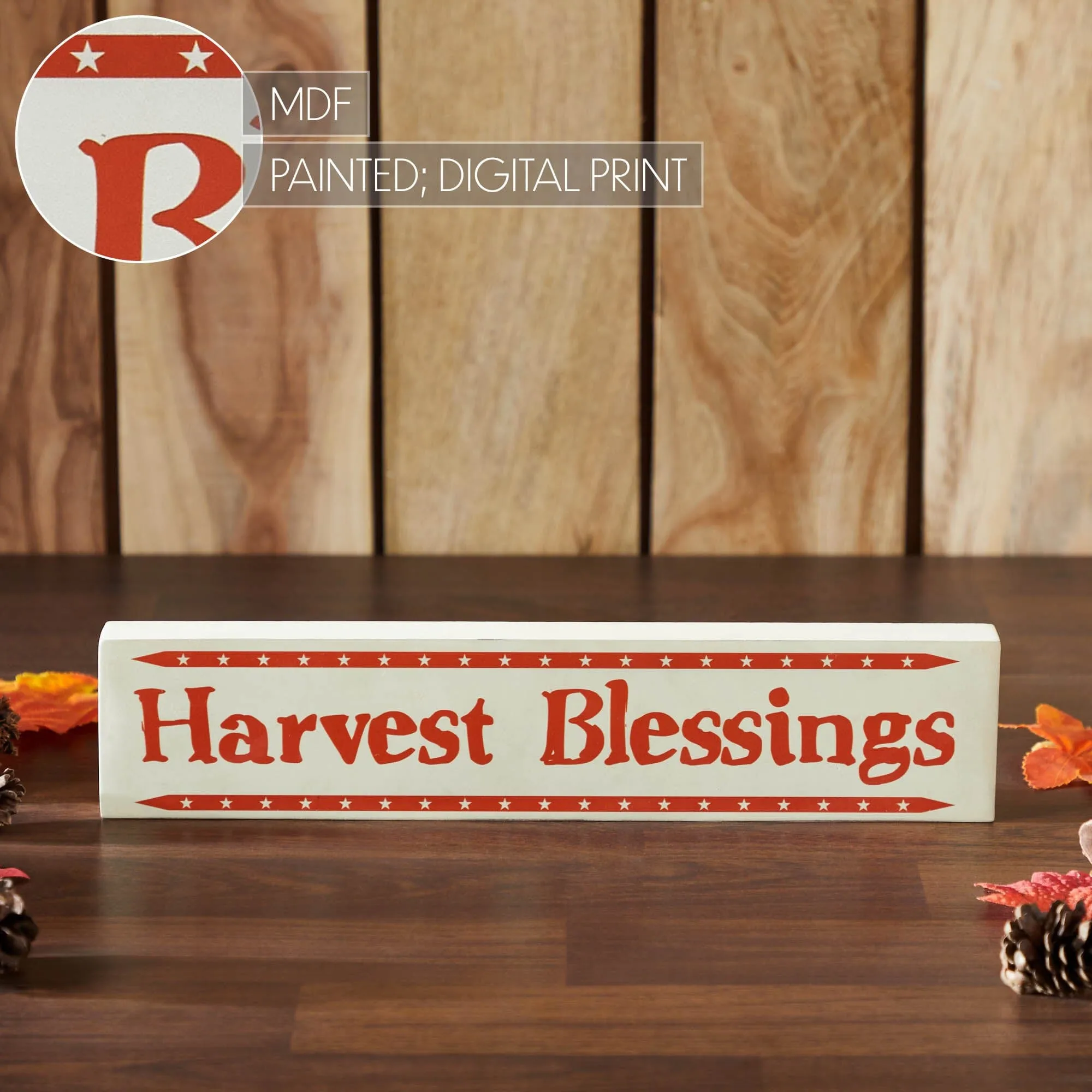 Harvest Blessings Mini Stars Sign