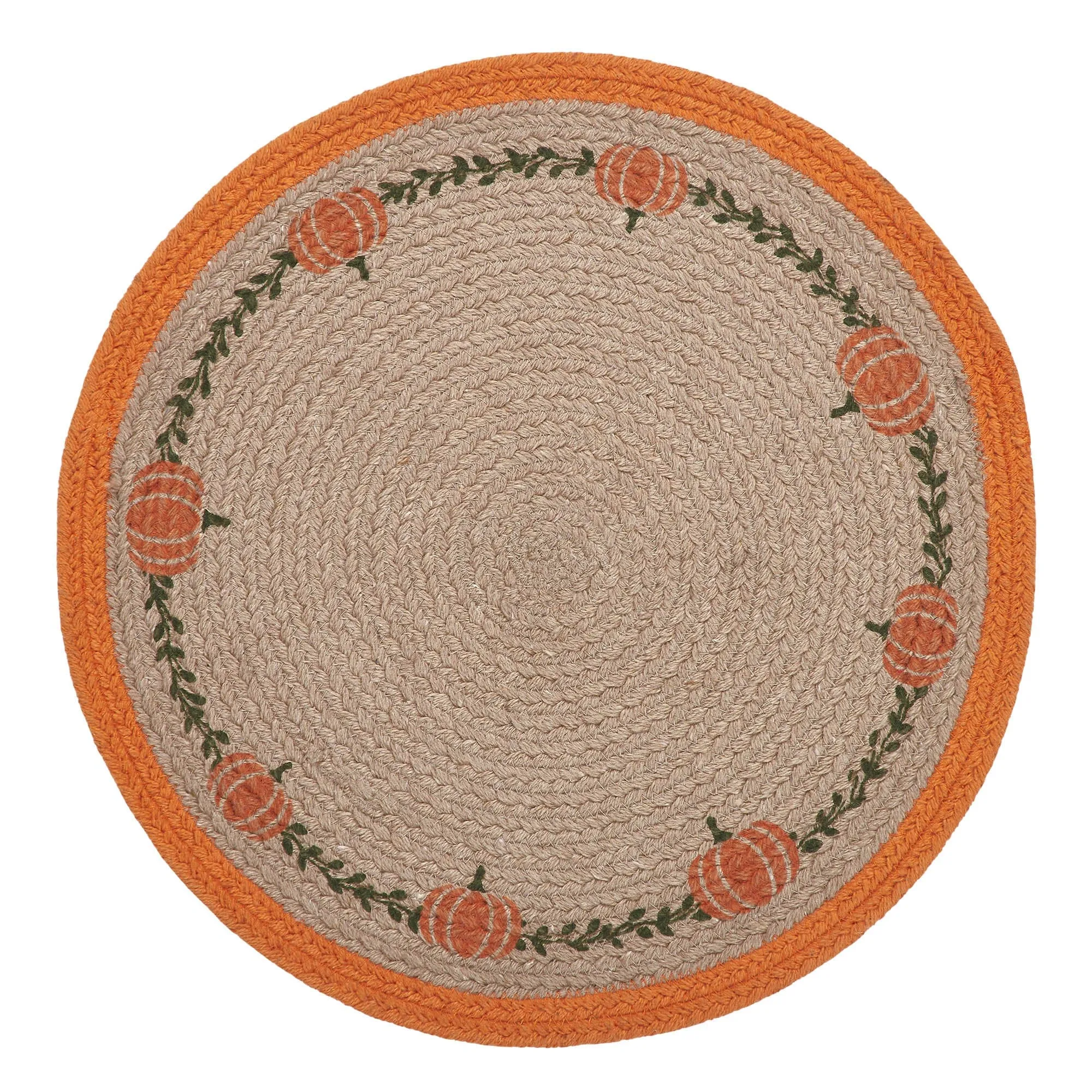Harvest Blessings Natural Stencil Trivet 14"