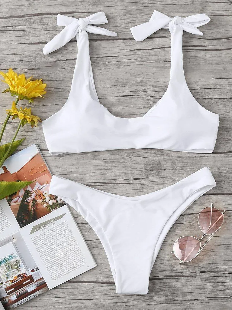 Knot Straps Bikini Set