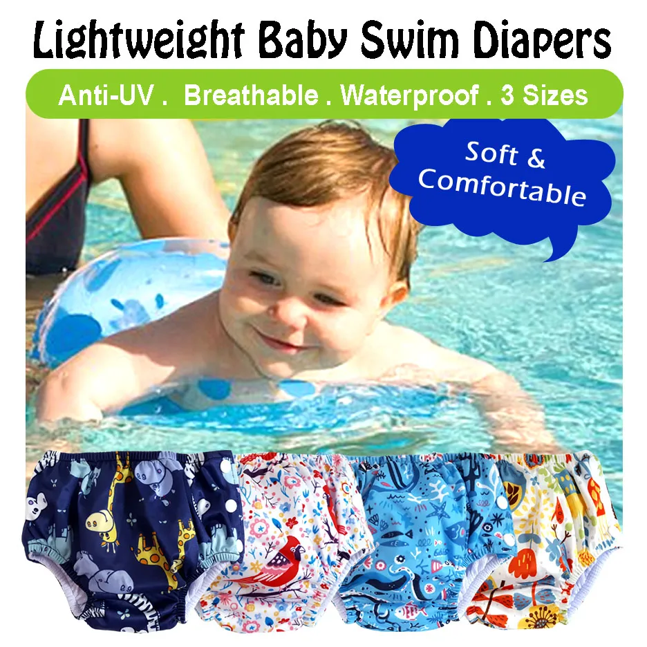 Lightweight Swim Diaper - Blossom