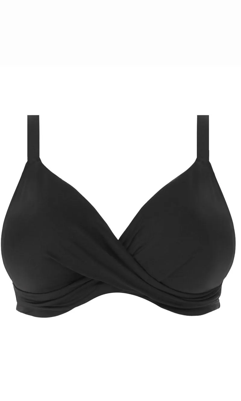 Magnetic Black UW Plunge Bikini Top