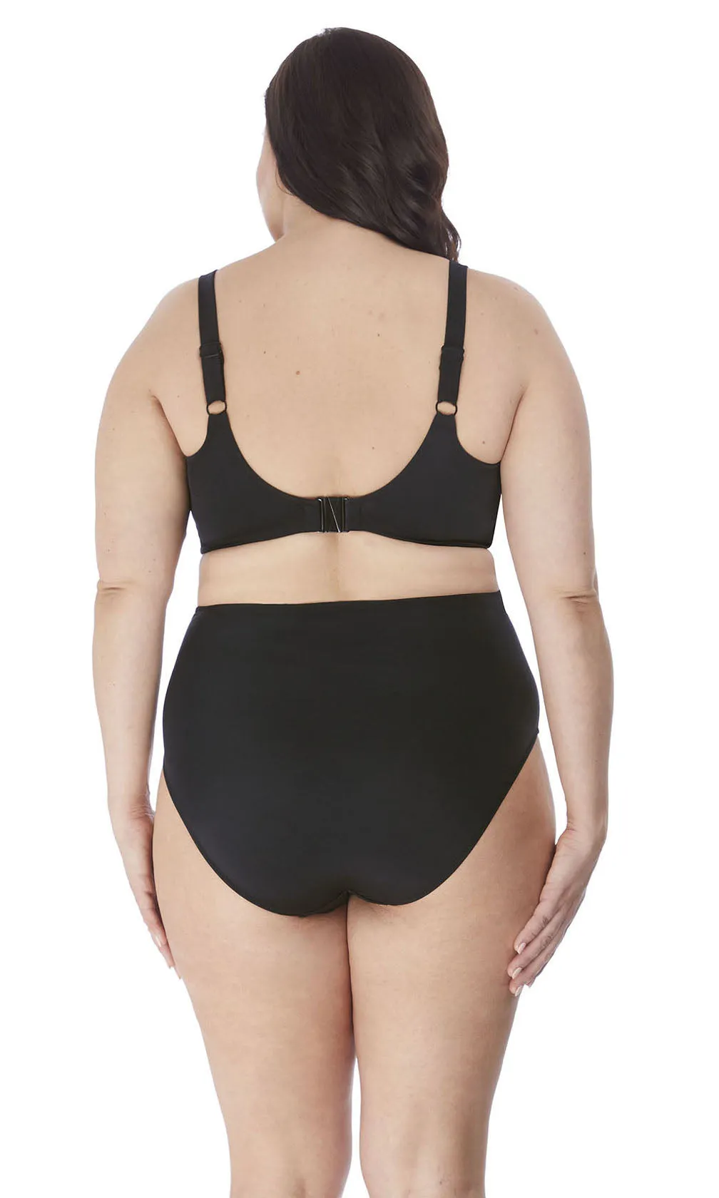 Magnetic Black UW Plunge Bikini Top