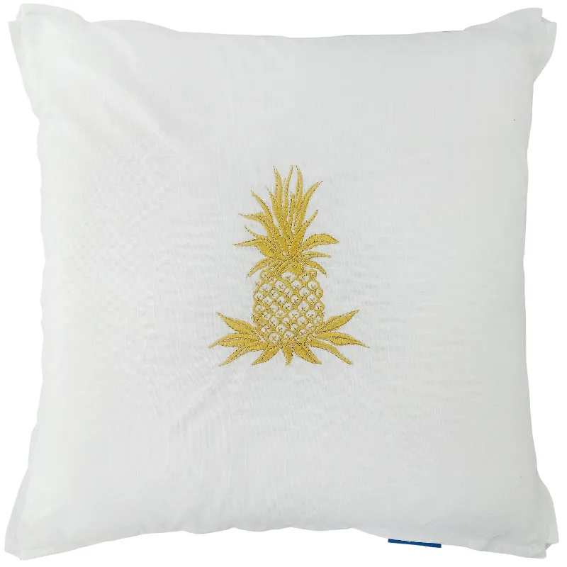 Mirage Haven Pine White and Gold 50x50cm Cushion Cover