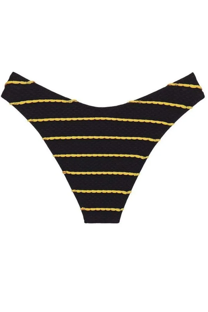 Montce - Lulu Bikini Bottom - Rasta Scallop *FINAL SALE