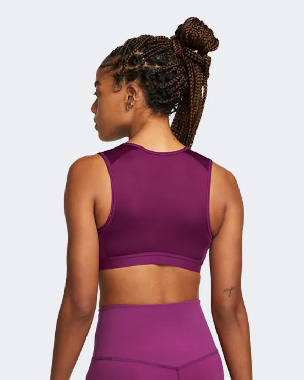 Nike Dri-Fit Swoosh Women Training Bra Sangria