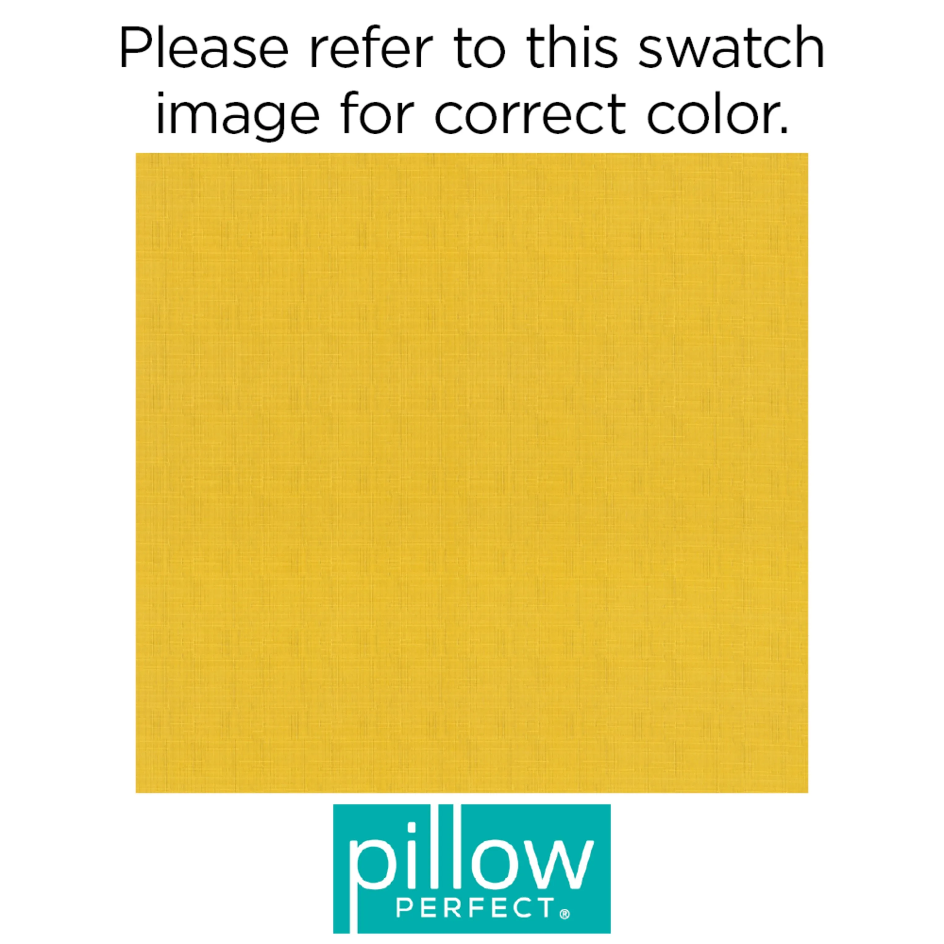 Outdoor/Indoor Fresco Solids Yellow Rounded Corners Seat Cushion (Set of 2)