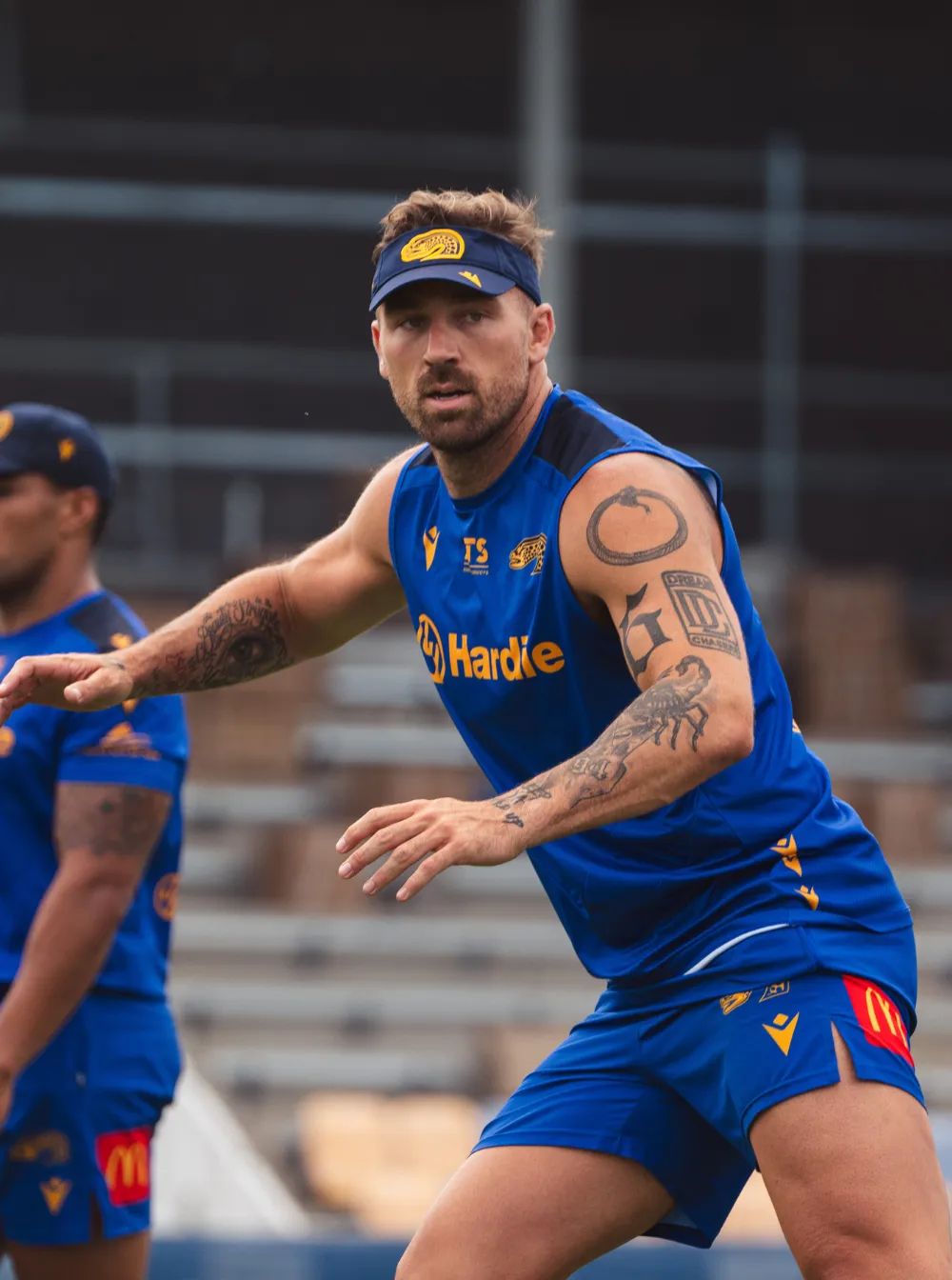 Parramatta Eels 2025 Player Training Singlet - Blue