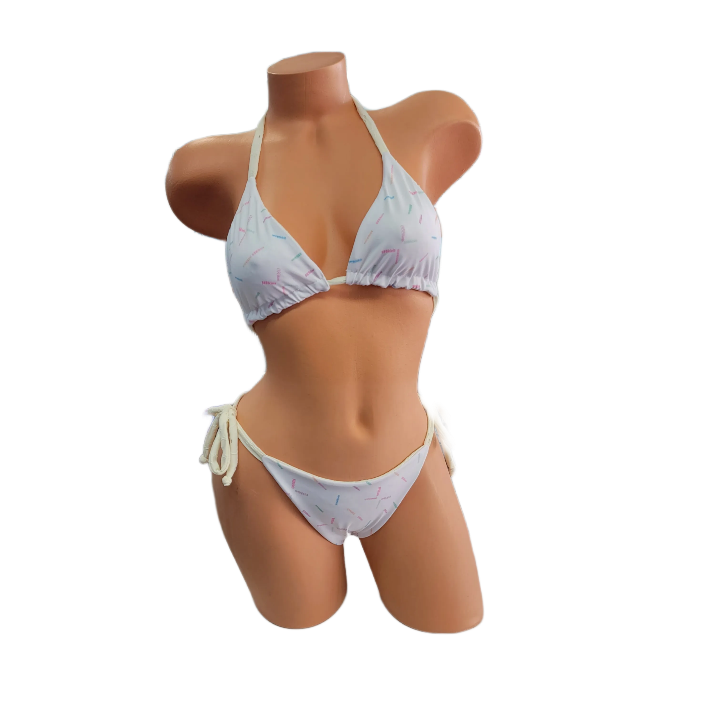 Poolside Pastel Pearl Triangle Top