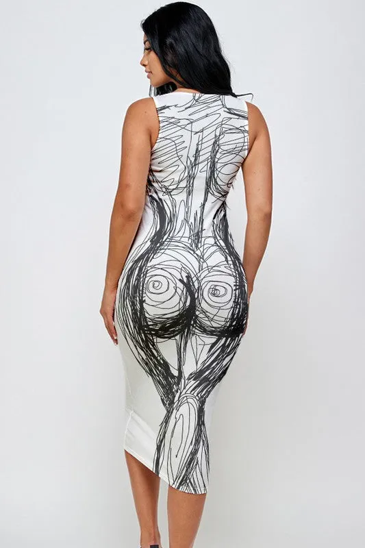 "Sketch" Dress