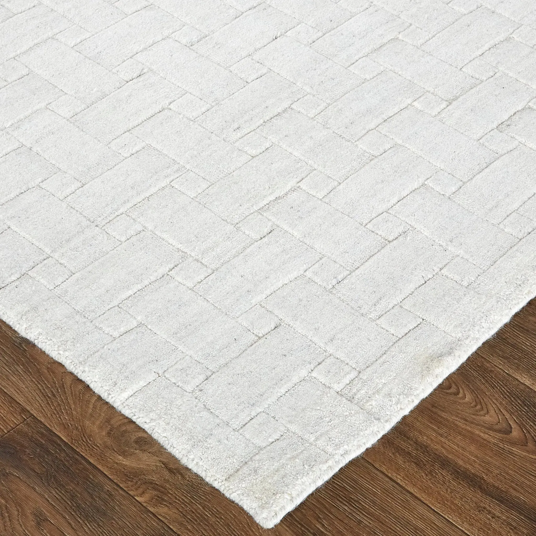 Redford RED8669F White/Silver Rug