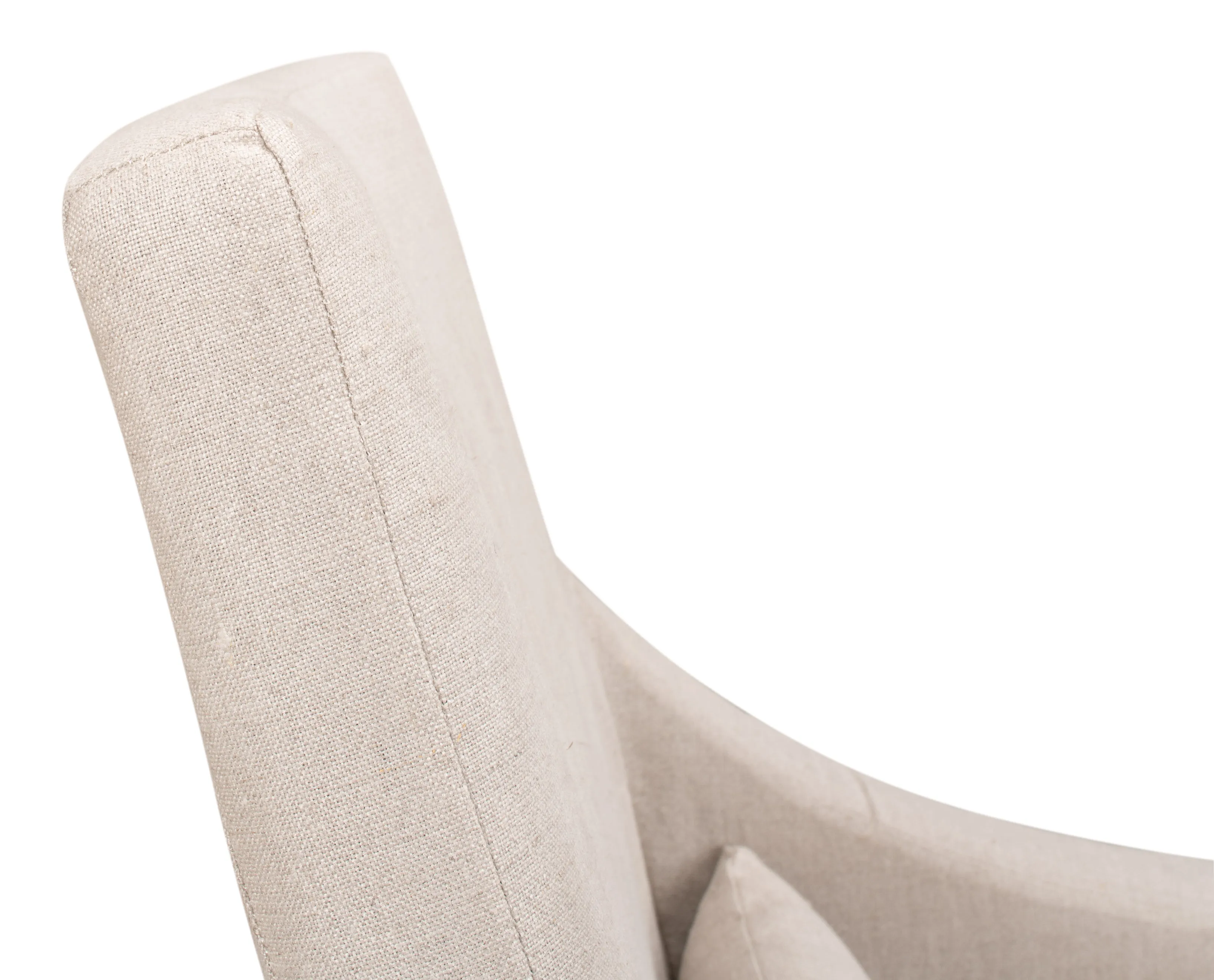 Sarreid - Skirted Arm Chair - Beige - Transitional