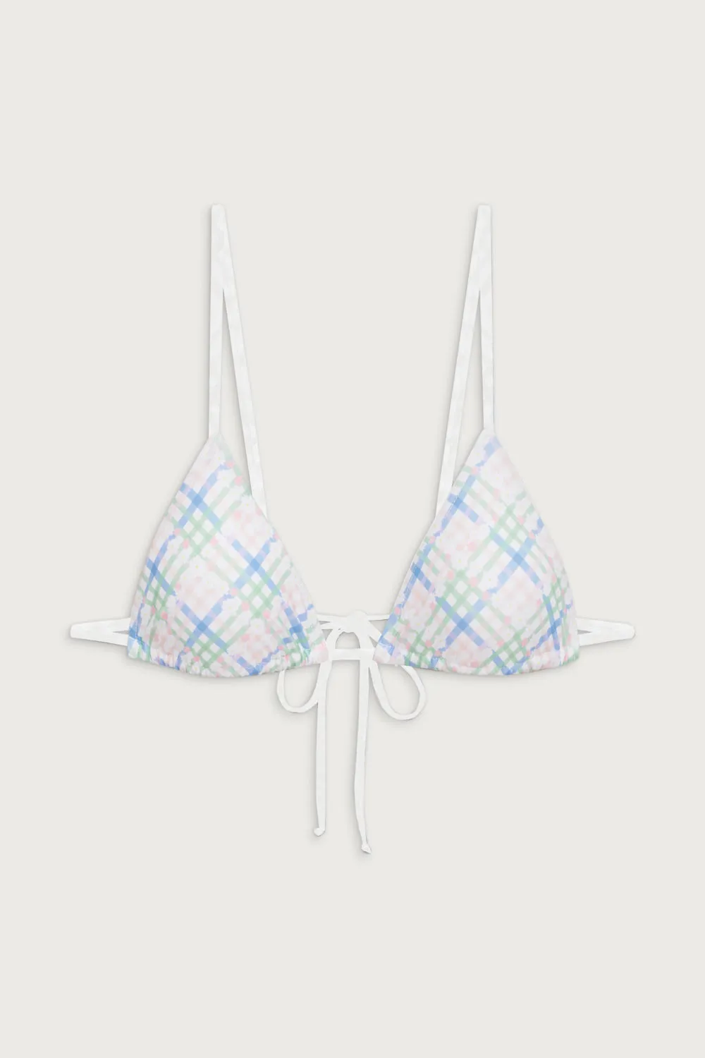 x DJERF AVENUE Lumia Triangle Bikini Top - Cottage Meadow